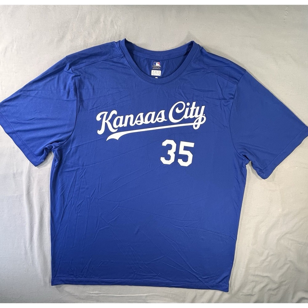 MLB Kansas City Royals Hosmer #35 T-shirt Men's XL TX3 Cool Game‎ Day Team Wear